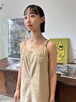 ヘアーアイストゥーレ(HAIR ICI TRE)&nbsp;ぷつっとボブ　ぷつっとカット　ミニボブ　担当渡邉桜桃
