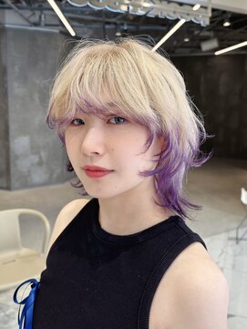ピークアブー 原宿ハラカド(PEEK-A-BOO) ウルフ/マッシュ/ブロンド/ハッシュカット/くびれ/レイヤーボブ