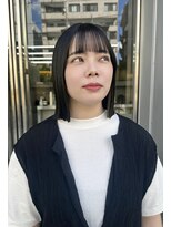 カケル(×.)&nbsp;イヤリングカラー/隠せるハイトーン/パツッとボブ