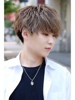 リップス レイ ギンザ(LIPPS Ray GINZA)&nbsp;無造作ハイトーンマッシュツーブロック刈り上げ