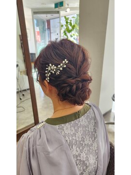 アンジュ(ange) 結婚式ヘアアレンジ