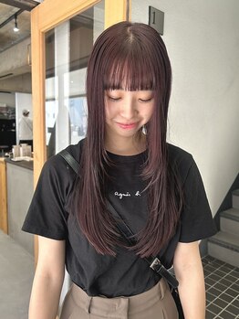 カッコユエ(kacco Yue)の写真/《ツヤ×透明感》幅広い引き出しの中からあなたに"似合うカラー"を。肌までキレイに、明るく魅せる仕上がり