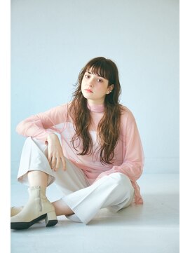 ニュイ 高槻 阪急茨木店(nui) 黒髪ボブルフネビージュ小顔ワンレンスペインカール