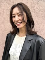 リリバイシエル(lili by CieL)&nbsp;艶髪！大人ミディアムレイヤー【髪質改善トリートメント】