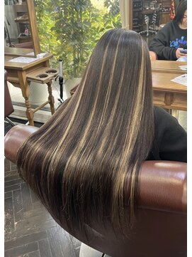 バイブアンドアネックス(VIBE & ANNEX) 【★ＡＯＩ★】ワンカラー/エクステ/ブラウン/ゴールド