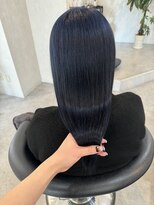 ニィ(2iee.)&nbsp;ブリーチ有/ブルーブラック☆20代30代40代50代