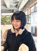 ミニボブ&ワイドバング