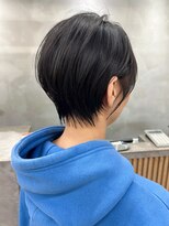 ロンドプロフィール 浦和(Lond profil) 大人可愛い20代30代40代黒髪前下がりショートボブ丸みショート◎