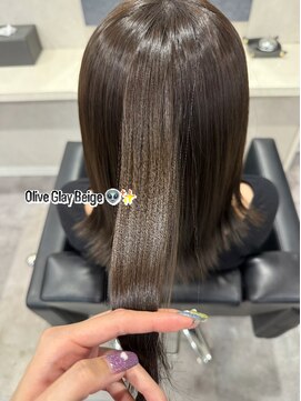 ジェンダーヘア(GENDER hair) ” Olive Greige ”  サラ艶 / 参