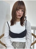 顔まわりレイヤー/レイヤーカット