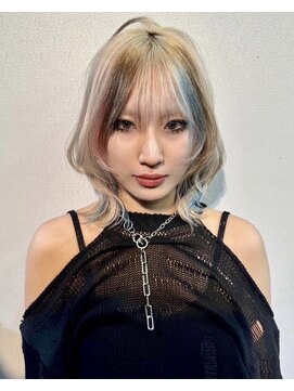 ヌル 原宿店(Null) スラッシュカラー/デザインカラー/ブリーチカラー/原宿/表参道