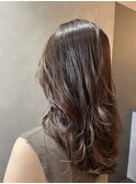 ラベンダーグレージュロング【武蔵小杉髪質改善オージュア】