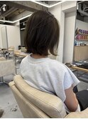 くびれヘア☆オリーブアッシュカラー