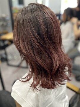 ウェイビー 桜木町店(WAVY) 【ブリーチあり】ナチュラルバレイヤージュ