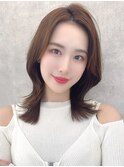 【La fith】韓国風くびれヘア×ワンホン