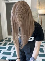 ノード(NODE)&nbsp;栄小顔レイヤーボブミルクティーベージュ