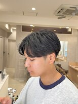 メレ 仙台(Mele)&nbsp;センターパート/ニュアンスパーマ/フェザーパーマ/メンズカット