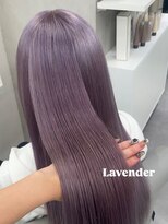 ベレーザ 渋谷(BELEZA)&nbsp;16908ラベンダーパープルホワイトピンクブリーチダブルカラー