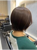 秋感レイヤーボブ