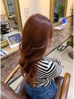 ティグルフォーヘア(TIGRE for hair)&nbsp;オレンジブラウン/ロングレイヤー