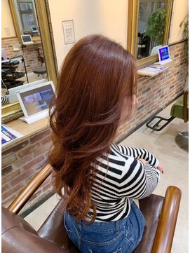 ティグルフォーヘア(TIGRE for hair) オレンジブラウン/ロングレイヤー