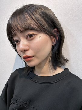 サンドイエナ 横浜店(sand yena) くびレイヤーボブルフネビージュ小顔ワンレンこなれミディ