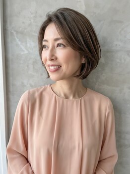 ジュエルボックス 西梅田店(jewelbox)の写真/【西梅田】髪質改善専門店による《ダメージレス×オーガニックカラー》で艶が持続！大人女性に高い支持！