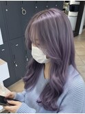 暗めカラー/韓国風/レイヤーカット/髪質改善/縮毛矯正/淵野辺
