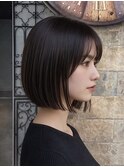 【四条烏丸】暗髪透明感×ボブ