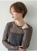 ショートヘア新宿若松河田曙橋毛流れショート20代30代40代
