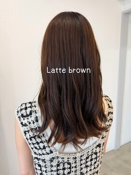 サロン(SALON) 30代40代に人気No. 1イノアカラーのラテブラウン