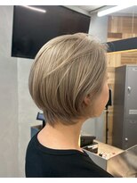 オーク あざみ野(OAK) ホワイトブロンドカラー×ハンサムショート