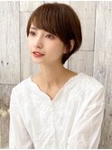 ショート　ショートボブ　イメチェン　くびれ　美髪