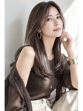 アッシュ 学芸大学店(Ash) ロング/大人女性/グレージュ/髪質改善カラー/白髪ぼかし