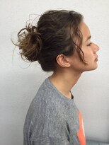 ＃トップノット＃ノームコア＃うぶバング