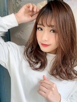 【重山】ブランジュスパイラルネイビーカラーフレンチセミディ
