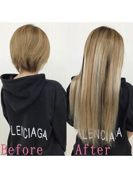 あるじゃんすー 町田店 ハイライト×ローライト#シールエクステ#ハイライトカラー#町田