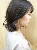 【morio成増/玉井】切りっぱなしボブ　インナーカラー
