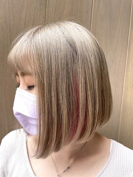 エイト 上野店(EIGHT ueno) 【EIGHT上野】日木[NIKI]_インナーカラーはカラーバター