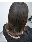 Hair Salon for D × ストレート外ハネ
