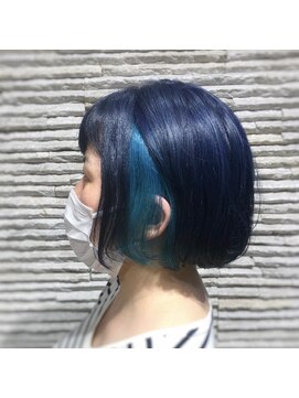 ビス リアン 川口店(Vis lien) ハイトーン／インナーカラー／ケアブリーチ／ボブ／イルミナ