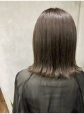簡単外ハネスタイリンググレージュロブ【TiTi 福田】