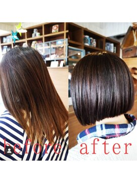 スミカ(sumica) #ミニボブ #ボブ #ツヤブラウン