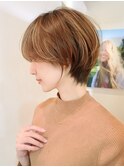ショートカット 小顔 大人ヘア 30代40代 ボブ 表参道 青山