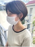 ［OCEAN Hair&Life 水田成美］前髪なしショート/ボブショート