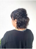 結婚式お呼ばれ☆ハーフアップ