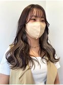 インナーカラーケアブリーチイヤリングカラーハイライトレイヤー