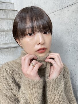 サンド 表参道(sand) ショートボブパーマ20代30代40代イヤリングカラー大人可愛い