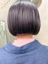 テトヘアー(teto hair)&nbsp;ミニボブ、ラベンダーアッシュ、ブリーチカラー