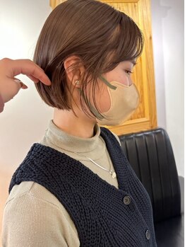 乾かすだけ◎ハンドブローで決まる！ショート、ボブStyle！360°綺麗なシルエットに【KOCHAB/栄/久屋大通】